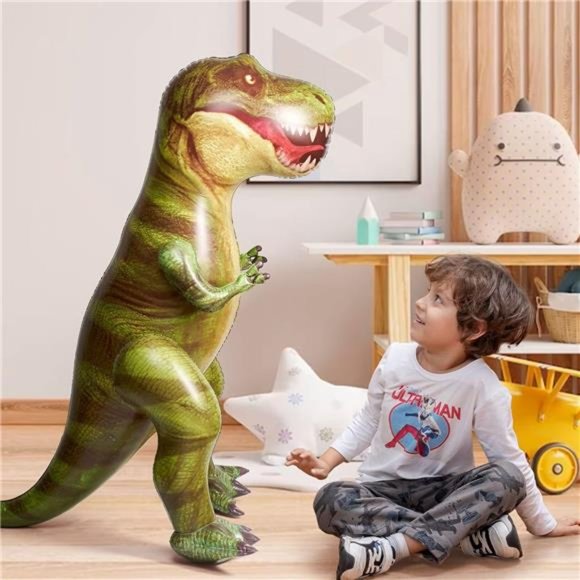 Giant T-Rex Dinosaur Inflatable for Party Decorations, Birthday Party Gift - Picture 6 of 8